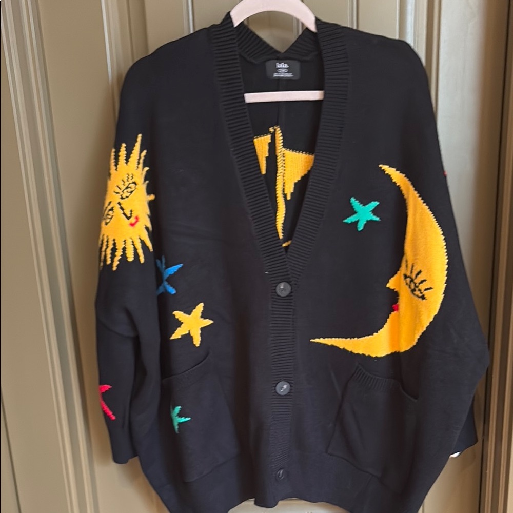 Dressed in Lala Child of the Universe Oversized Cardigan, Size S/M